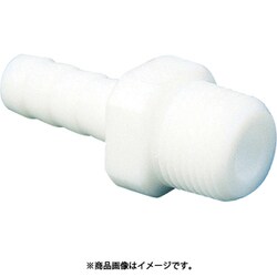NR0078-002 [フロンケミカル PTFE ハーフオスチューブジョイント 竹の子外径6φ×R1/4]