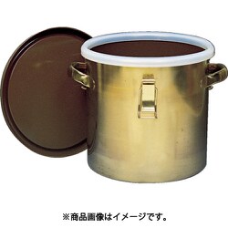 NR0378-005 [フロンケミカル フッ素樹脂コーティング密閉タンク（金具付） 膜厚約50μ 25L]