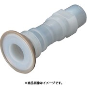 NR2119-001 [フロンケミカル フッ素樹脂（PFA）サニタリーヘルール×おねじジョイント1S（R3/8）]