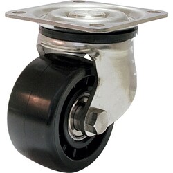 ユーエイ 重量用SUSキャスター 自在車 75径 強化ナイロン車輪 SUSHSG75GNB