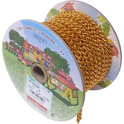 ニッサチェイン アルミFマンテル 15m巻 金 R-AS20F-GD