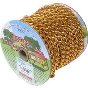 ニッサチェイン アルミFマンテル 15m巻 金 R-AS30F-GD