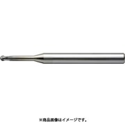 ユニオンツール HMWCOAT2枚刃高硬度材加工用ロングネックボールエンドミルHWLB ボール半径R0.25×有効長1.5×刃長0.4×首径0.49×全長45 HWLB2005-015