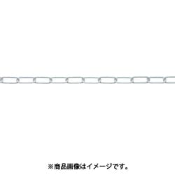 ニッサチェイン 鉄カラーリンクC 15m巻 白 R-IL23E-W