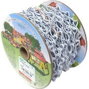 ニッサチェイン 鉄カラーライト 15m巻 白 R-IR113E-W