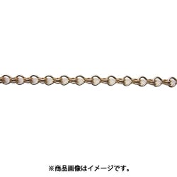 ニッサチェイン 鉄カラー二重 15m巻 金 R-IR16E-GD
