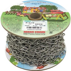 ニッサチェイン ステンレス三つ組 15m巻 R-SJ16