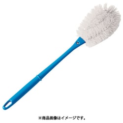 63306001 [バーテック バーキュート柄付たわしMサイズハード白 柄（青）BCTABH-MHW]