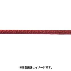 ニッサチェイン コーティングワイヤー 100m巻 赤 R-SY12V-R