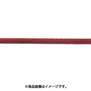 R-SY12V-R [ニッサチェイン コーティングワイヤー 100m巻 赤]