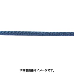 ニッサチェイン コーティングワイヤー 100m巻 青 R-SY8V-B