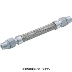 テクノフレックス 袋ナット・アダプター型フレキシブルホース S225T-15AX1000L オスXオスアダプターSS400 S225T-15AX1000L