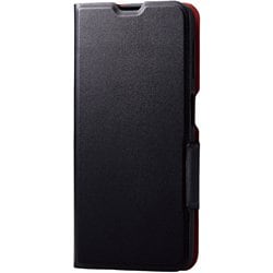Galaxy A23 5G（SC-56C/SCG18）用/レザーケース/手帳型/UltraSlim/薄型/磁石付き/ブラック PM-G227PLFUBK