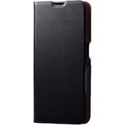 Galaxy A23 5G(SC-56C/SCG18)用/レザーケース/手帳型/UltraSlim/薄型/磁石付き/ブラック PM-G227PLFUBK