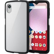 Galaxy A23 5G(SC-56C/SCG18)用/ハイブリッドケース/TOUGH SLIM LITE/フレームカラー/背面クリア/ブラック PM-G227TSLFCBK
