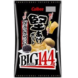 堅あげポテトBIG ブラックペッパー 144g