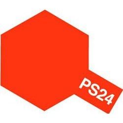 86024 ポリカーボネートスプレー PS-24 蛍光オレンジ 100ml [プラモデル用塗料]