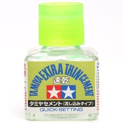 87182 タミヤセメント （流し込みタイプ） 速乾 40ml [プラモデル用接着剤]