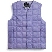 Vネックボタン インナーダウンベスト TAION-W001 LAVENDER Lサイズ [アウトドア ダウンウェア レディース]