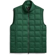 ハイネックWジップ ダウンベスト TAION-002WZ K.GREEN Lサイズ [アウトドア ダウンウェア ユニセックス]
