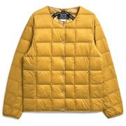 クルーネックボタン インナーダウンジャケット TAION-W104 CAMEL Mサイズ [アウトドア ダウンウェア レディース]