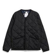 パイピングVネック ダウンカーディガン TAION-101CI BLK XLサイズ [アウトドア ダウンウェア ユニセックス]