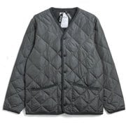 パイピングVネック ダウンカーディガン TAION-101CI GRAY Lサイズ [アウトドア ダウンウェア ユニセックス]