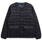 マウンテンVネック ダウンカーディガン TAION-101AMT BLK Lサイズ [アウトドア ダウンウェア ユニセックス]