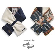 PENDLETON x TAION リバーシブル ダウンxBOAマフラー PDT-TON-223007 NAVY [アウトドア　マフラー]