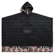 PENDLETON x TAION REVフードポンチョ PDT-TON-223014 BLK [アウトドア ポンチョ]