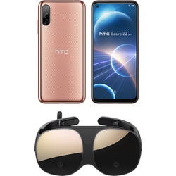 SIMフリースマートフォン/6.6型/RAM 8GB/ROM 128GB/チェリーブロッサム HTC Desire 22 pro VIVE Flowセット 99HATD006-00