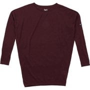 レディースTシャツ 長袖 W JP YOGA LOOSE TEE LS SNWJ10067 JU64 Sサイズ [フィットネス ヨガ シャツ レディース]