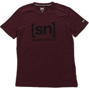 メンズ半袖 クルーネック ロゴTシャツ M LOGO TEE SNM015233pa U95 Sサイズ [フィットネス ヨガ 半袖シャツ メンズ]