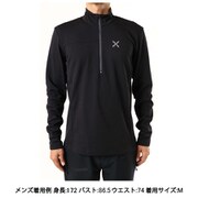 THERMIC SYNCRO MAGLIA MMZP58X 90 ブラック Sサイズ [アウトドア カットソー メンズ]