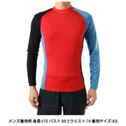 MERINO NECK MAG(-5CM) MMGC18XP- 1083 RD/PB Mサイズ [アウトドア フリース メンズ]