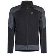 STRETCH COLOR JACKET MMAP02X 9093 ブラック/ディムグレー XLサイズ [アウトドア フリース メンズ]