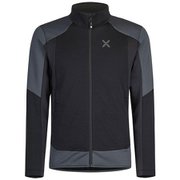 STRETCH COLOR JACKET MMAP02X 9093 ブラック/ディムグレー Sサイズ [アウトドア フリース メンズ]