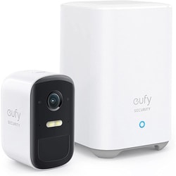 Anker Eufy Security eufyCam 2C 1-Cam Kit Gray＋White 屋外カメラ/ネットワークカメラ/ワイヤレスセキュリティカメラ/180日間連続使用可能 T88305D3