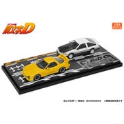 MD64210 1/64 頭文字D セット Vol.10 高橋啓介 RX-7 FD3S ＆ 秋山渉 レビン AE86 [ダイキャストミニカー]