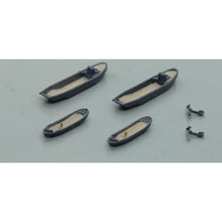 P15 1/700 ディテールアップパーツシリーズ 14メートル大型発動艇＆パラベーンセット [プラモデル用パーツ]