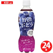ビビッツ 旨渋ぶどうソーダ 450ml×24本 [炭酸飲料]