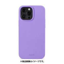 15617 [iPhone 13Pro MAX用 ソフトタッチシリコーンケース Violet]