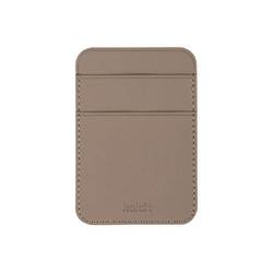 15650 [Card Holder iPhone スマホ用 カードポケット Mocha Brown]