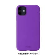 15604 [iPhone 11/XR用 ソフトタッチシリコーンケース Bright Purple]