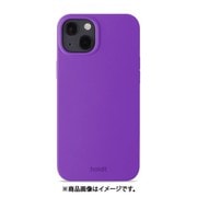 15607 [iPhone 13用 ソフトタッチシリコーンケース Bright Purple]