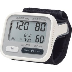 手首式血圧計 かんたん装着 日時・気温記録 CHWH534
