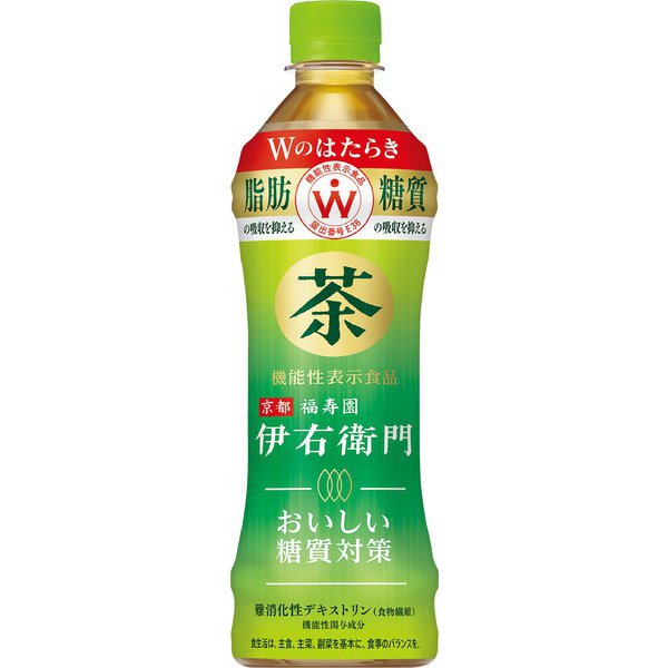 サントリーフーズ機能性表示食品 伊右衛門 おいしい糖質対策 500ml×24本Ω