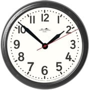 HK HORO CLOCK ホーロークロック 時計 日本製 ブラック HK-001BK