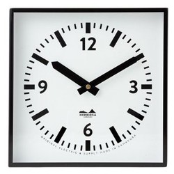 ハモサ HERMOSA 時計 壁掛け HK-002 スクエアクロック ブラック HK SQUARE CLOCK HK スクエア クロック