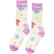 PEANUTS ×VESP SOCKS SNJK1015 WH JFサイズ [スキーソックス ジュニア]